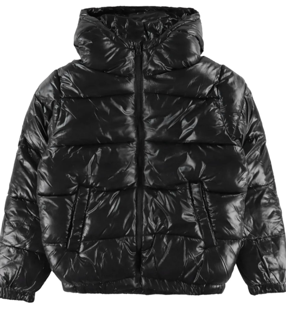 Grunt Dynejakke - GROdin - Black Shine