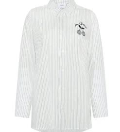 Grunt Skjorte - GrLiva - Hvid/Blå