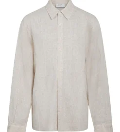 Grunt Skjorte - Herstal - Hør - Sand