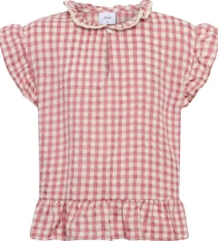 Grunt Top - GrArte - Rosa/Hvidternet