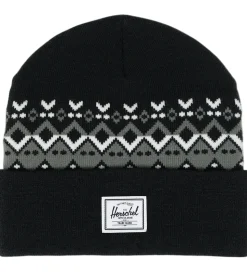 Herschel Hue - Strik - Elmer - Black Fair Isle