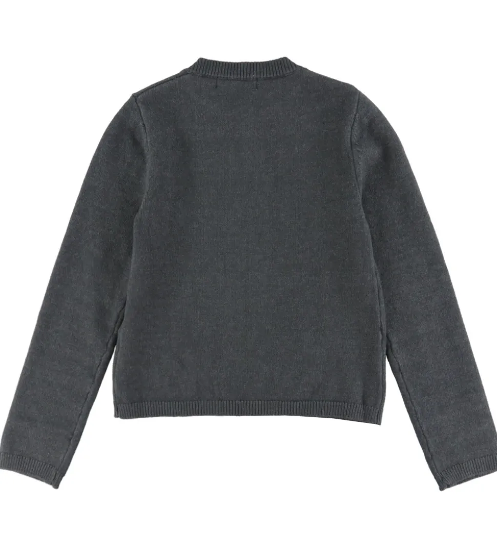 Hound Cardigan - Strik - HdLaura - Mørkegråmeleret