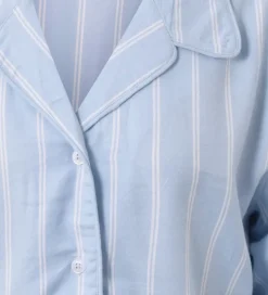 Hound Natskjorte - Lyseblå/Hvidstribet