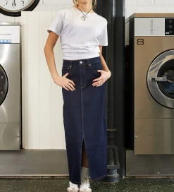 Hound Nederdel - Maxi Denim - Dark Blue Used