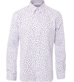 Hound Skjorte - Hvid m. Prikker