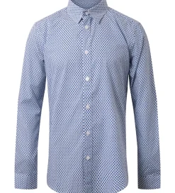 Hound Skjorte - Hvid/Blå m. Sole