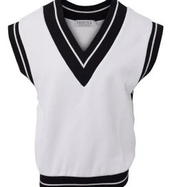 Hound Vest - Strik - Hvid m. Navy