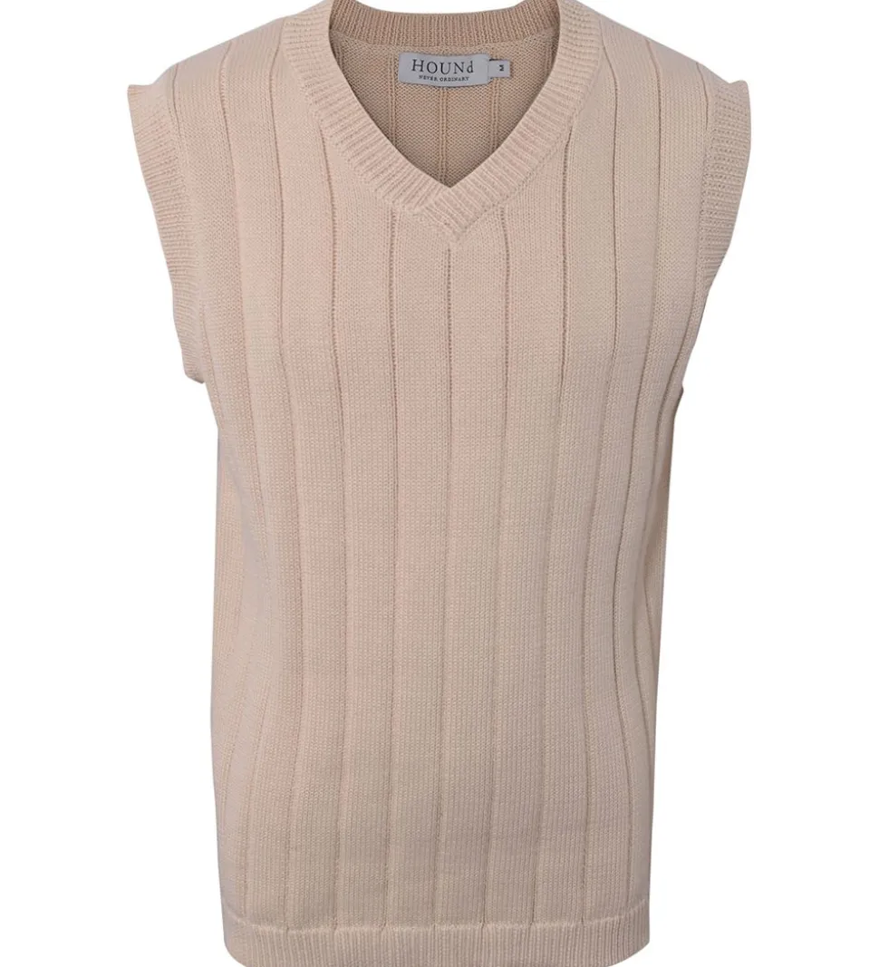 Hound Vest - Strik - Sand