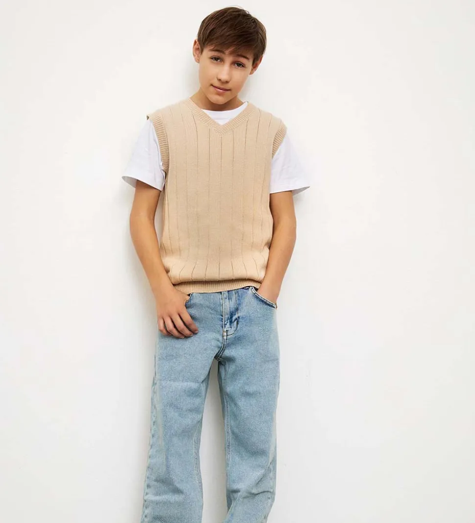 Hound Vest - Strik - Sand