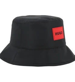 HUGO Bøllehat - Vendbar - Softshell/Fleece - Sort