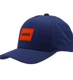 HUGO Kasket - Medieval Blue m. Rød