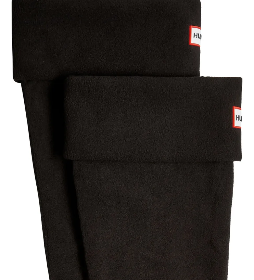 Hunter Fleece Støvlestrømper - Lang - Black