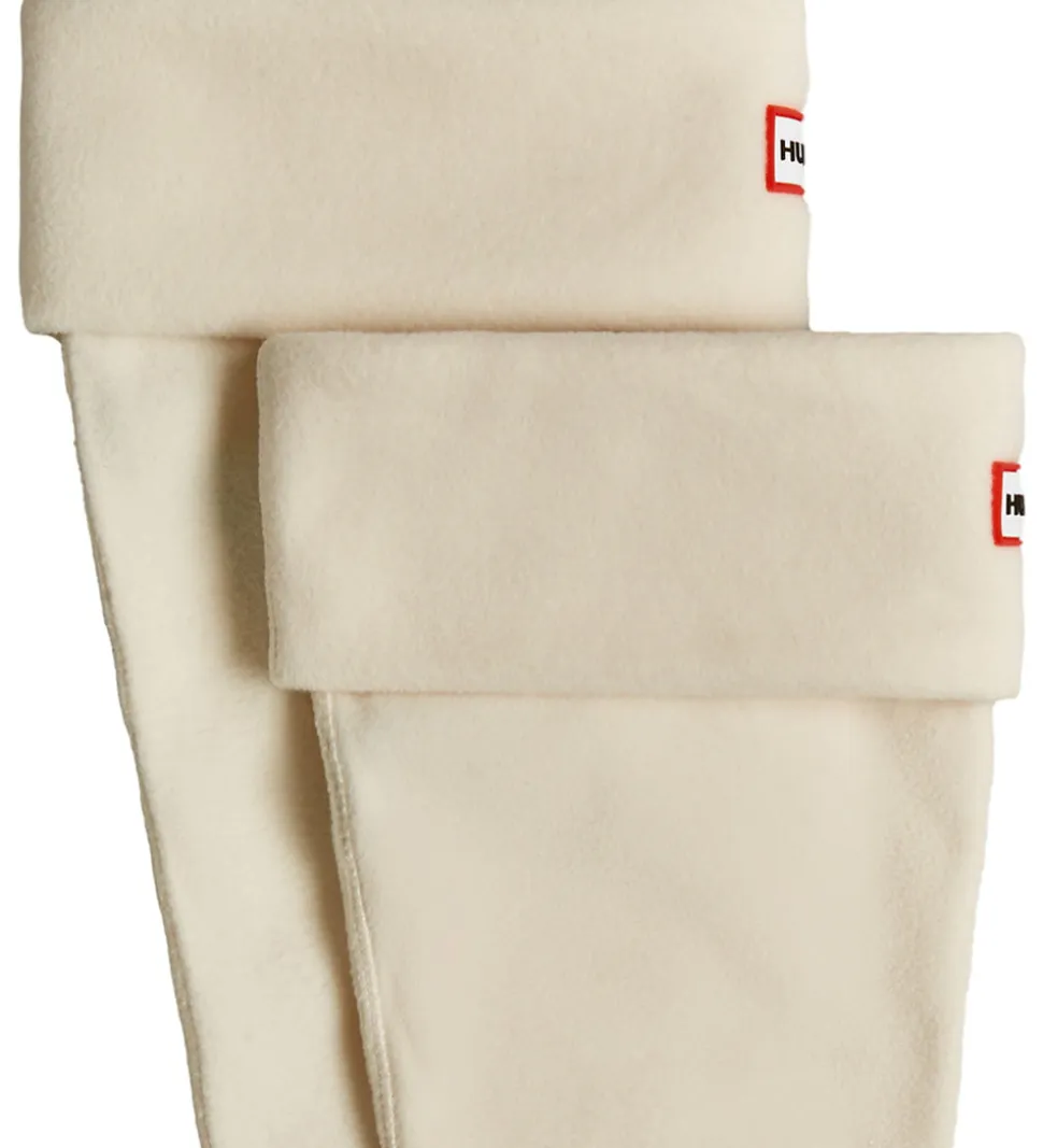Hunter Fleece Støvlestrømper - Lang - White