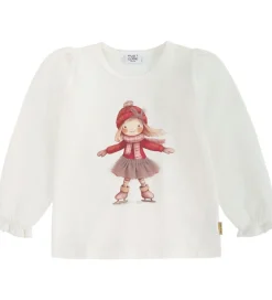 Hust and Claire Bluse - HCAlma - Sugar m. Skøjter