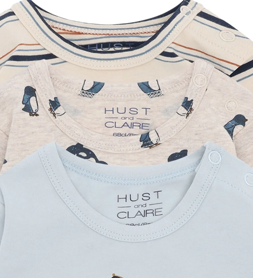 Hust and Claire Bodyer l/æ - 3-pak - HCBertram - Light Blue Skat