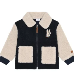 Hust and Claire Fleecejakke - HCErik Teddy - More Navy