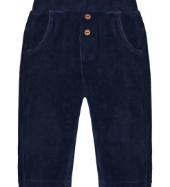 Hust and Claire Fløjlsbukser - HCGordon Ottoman - More Navy