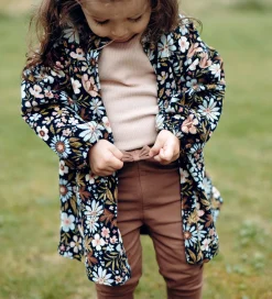 Hust and Claire Fløjlskjole - HCKaroline - Light Blue/Navy m. Bl