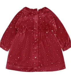 Hust and Claire Kjole - Velour - HCKis - Teaberry m. Guld