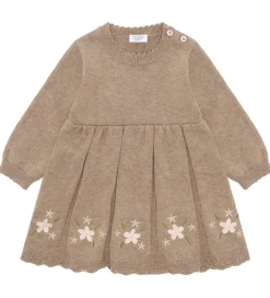 Hust and Claire Kjolebody - HCKlara - Strik - Biscuit m. Blomste