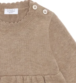 Hust and Claire Kjolebody - HCKlara - Strik - Biscuit m. Blomste