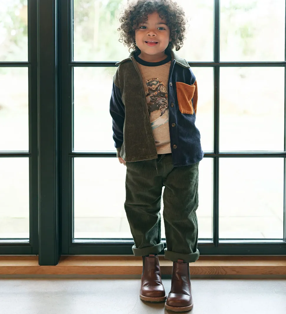 Hust and Claire Skjorte - HCRavn - Fløjl - Deep Ivy