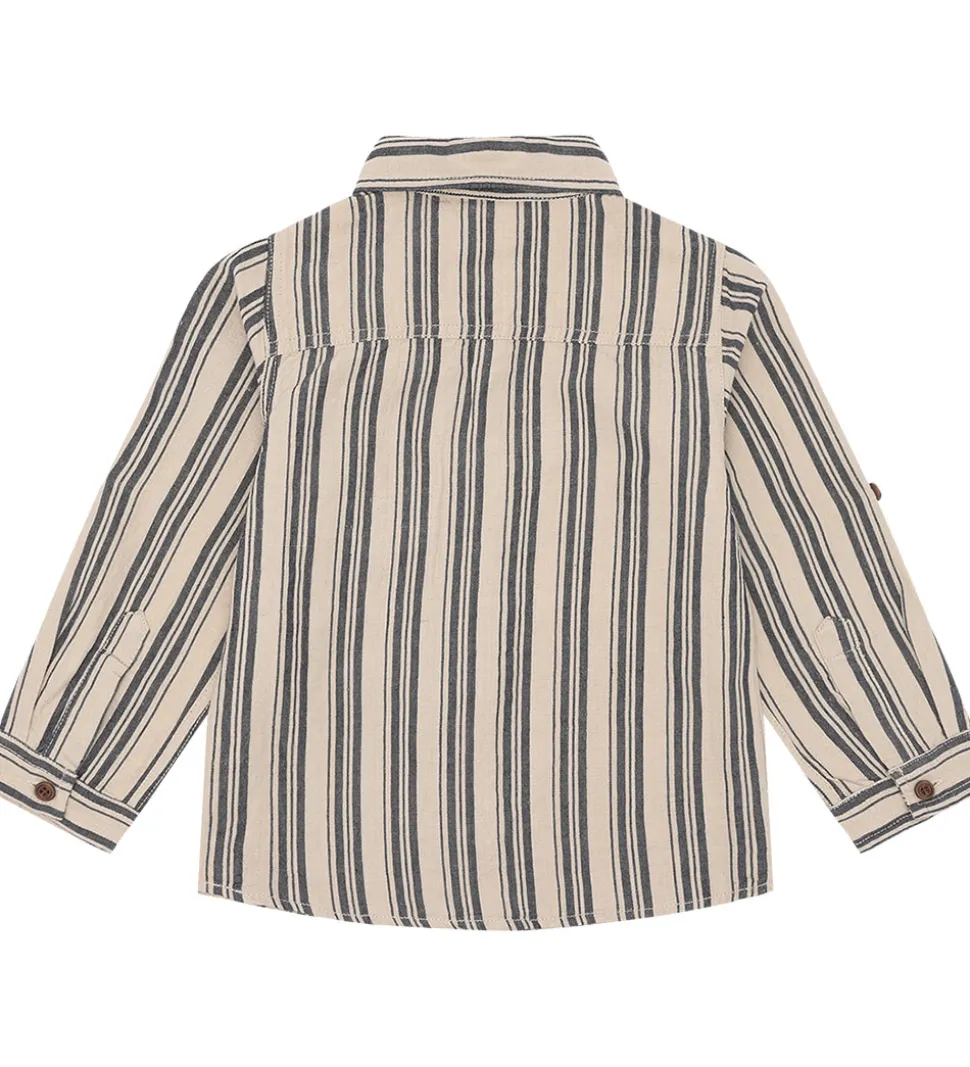 Hust and Claire Skjorte - Bomuld/Hør - Rollo - Blues