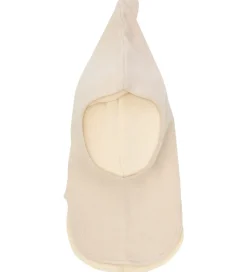 Huttelihut Elefanthue - 2-lags - Uld - Strik - Sand Melange