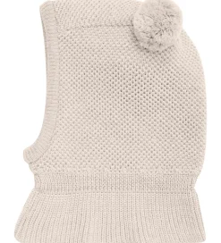 Huttelihut Elefanthue - Uld - 2-lags - Sand Melange m. Kvaster