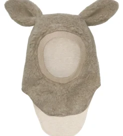 Huttelihut Elefanthue - Uld - Teddy - 2-lags - Camel Melange