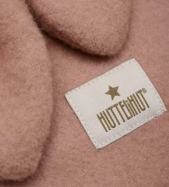 Huttelihut Elefanthue - Uldfleece - 1-lags - Burlwood m. Ører