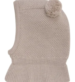 Huttelihut Elefanthue - Uld - 2-lags - Camel Melange m. Kvaster