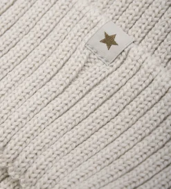 Huttelihut Hue - Uld - Strik - Sand Melange