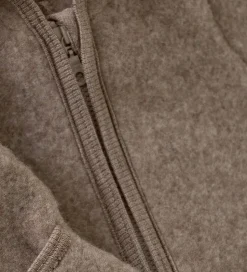 Huttelihut Køredragt - Uldfleece - Savannah Melange m. Ører