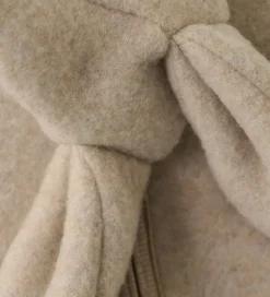 Huttelihut Køredragt - Uldfleece - Camel Melange m. Ører