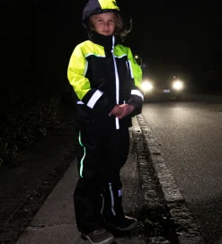 ILDHU Vinterjakke - Norly - Navy/Yellow m. Selvlysende Reflekser