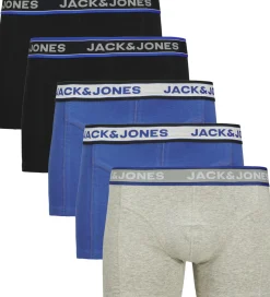 Jack & Jones Boxershorts - 5-Pak - JacChristian - Black/Light Gr