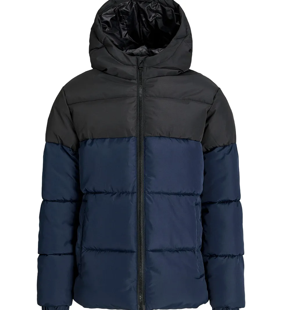 Jack & Jones Dynejakke - JjMaze - Sky Captain/BLACK BLOCKING