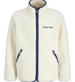 Jack & Jones Fleecejakke - Teddy - JorNorrebro - Cloud Dancer/Oc