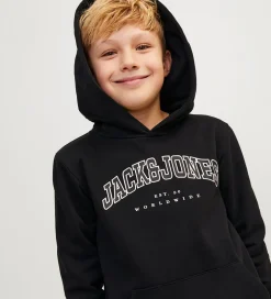 Jack & Jones Hættetrøje - JjeCaleb - Sort/LOOSE