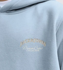 Jack & Jones Hættetrøje - JjeBrandes - Chambray Blue