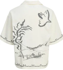 Jack & Jones Skjorte - JorAcapulco - Cloud Dancer m. Print