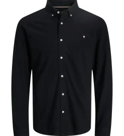 Jack & Jones Skjorte - Piqué - JprBlublake - Black