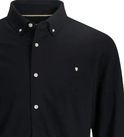 Jack & Jones Skjorte - Piqué - JprBlublake - Black