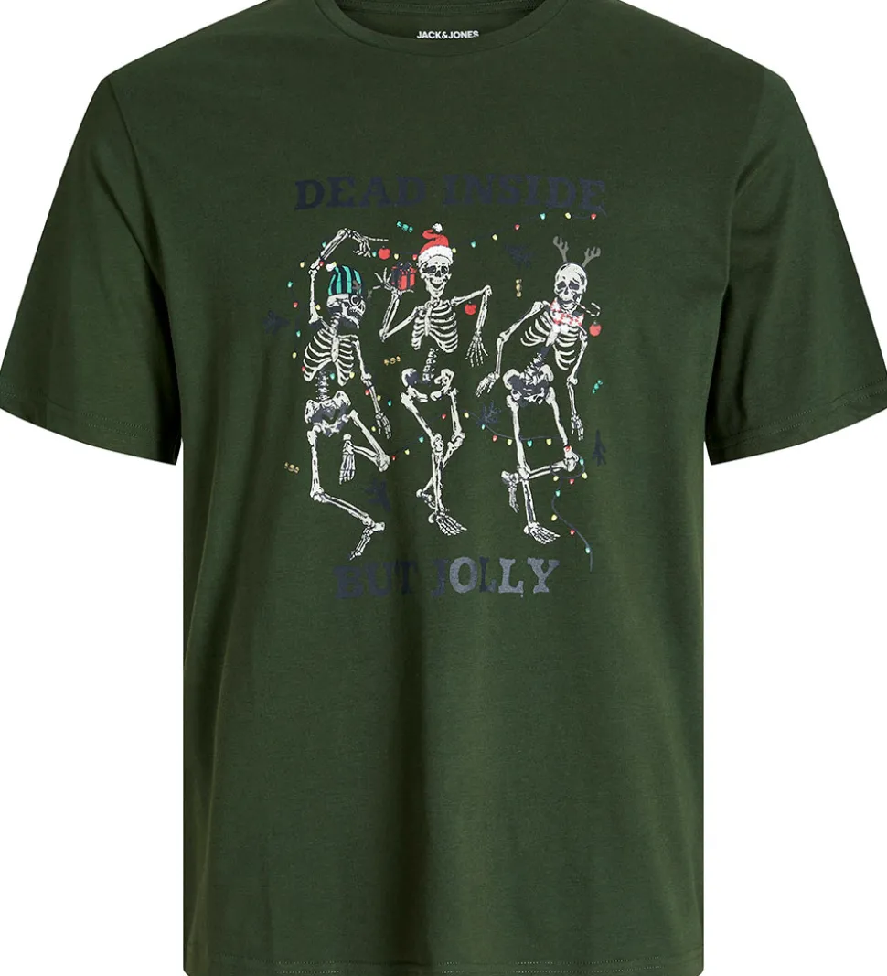 Jack & Jones T-shirt - Jjnoel - XMAS - Kombu Green