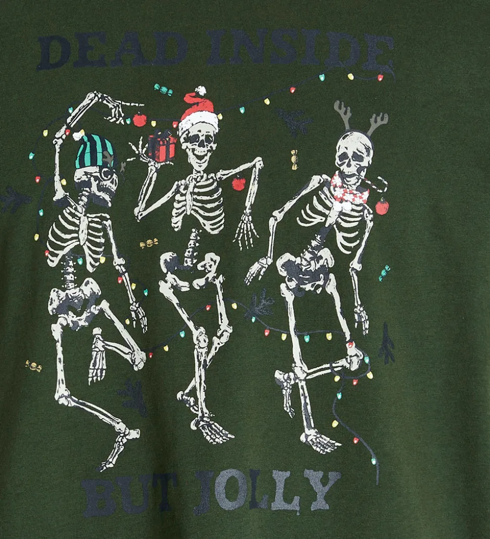 Jack & Jones T-shirt - Jjnoel - XMAS - Kombu Green