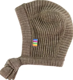 Joha Babyhjelm - Uld - Strik - Beige Meleret