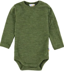 Joha Body l/æ - Uld - Rib - Mørk Oliven