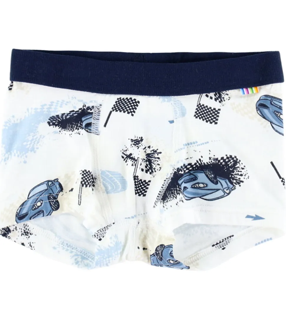 Joha Boxershorts - 2-pak - Viskose/Bambus - Off White m. Print
