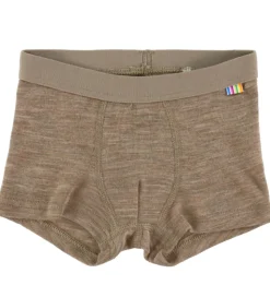 Joha Boxershorts - Uld/Silke - Beige Melange